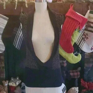 Polka dot vest